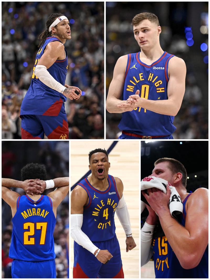 与约基奇配合默契!阿隆-戈登半场9中5砍下16分5板2助