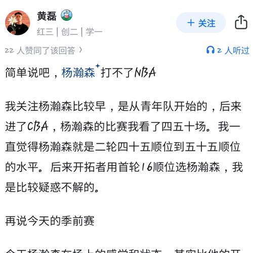 队记:5中5拿14分2板1助1帽新秀整场这数据都很棒 瀚森只用6分钟